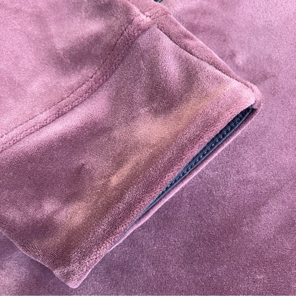 PrAna Phoenix Velour Top Funnel Neck in Raisin Soft Cozy Athleisure Yoga Sz S - Picture 16 of 16